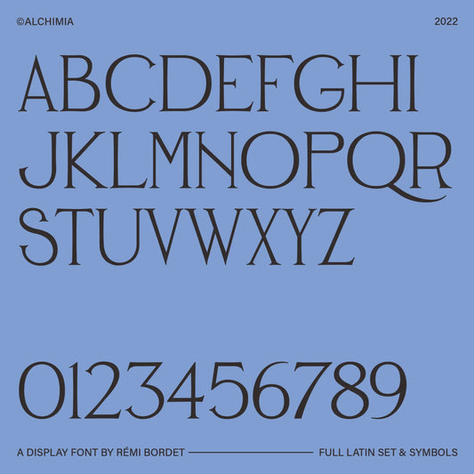 Alchimia Display Font - foxrockettstudio