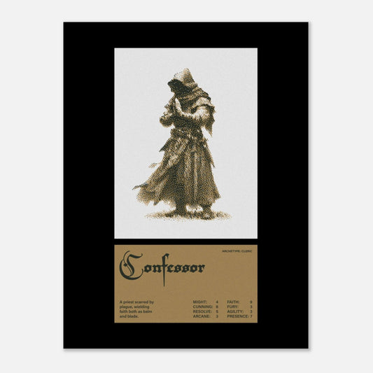 Confessor - Art Print - foxrockettstudio
