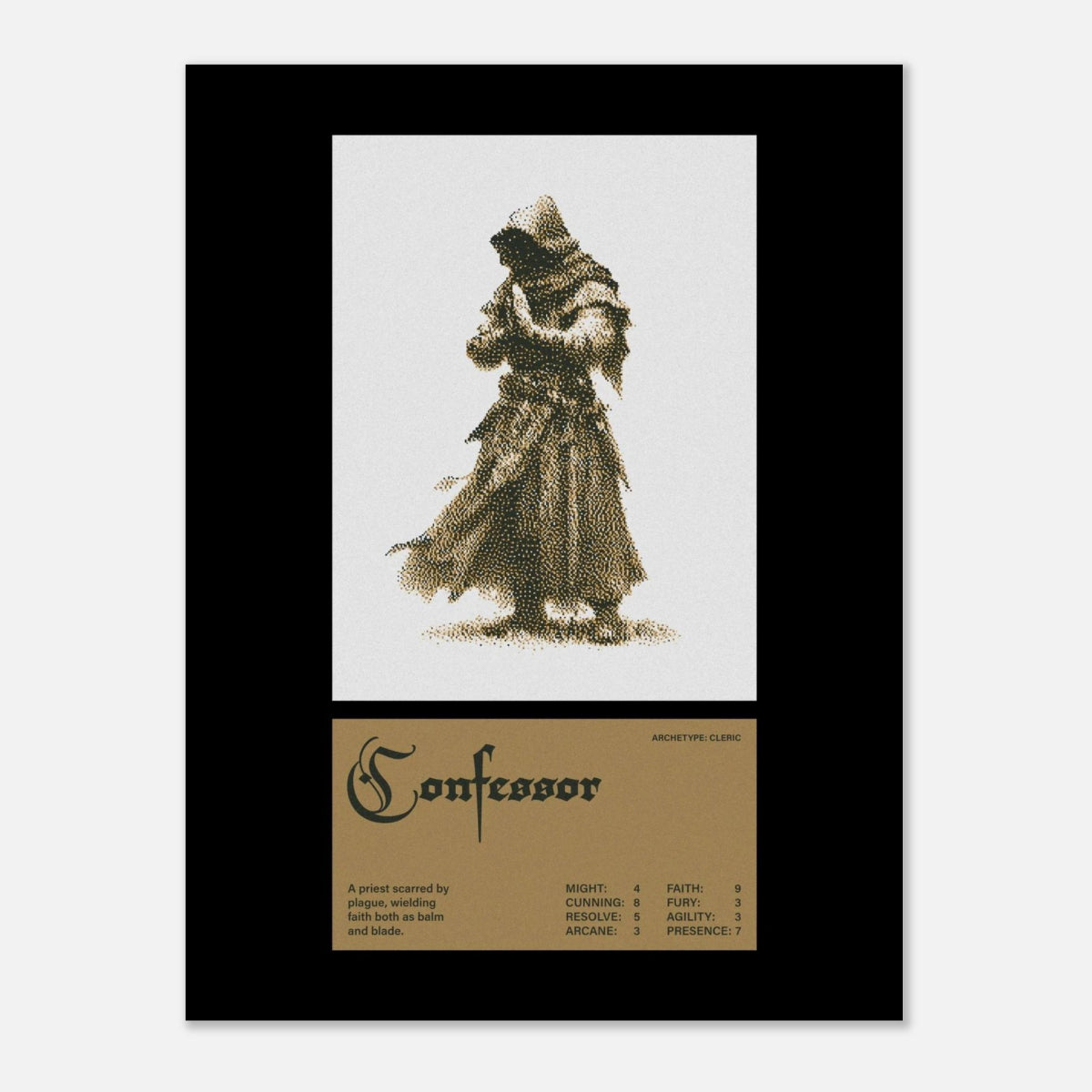 Confessor - Art Print - foxrockettstudio