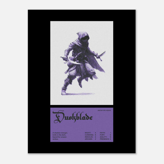 Duskblade - Art Print - foxrockettstudio