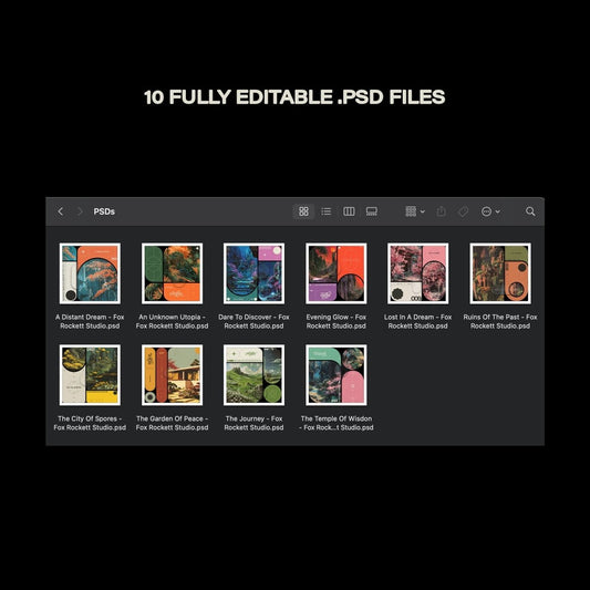 Layout PSD Template Bundle - foxrockettstudio