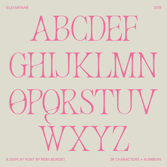 Orpheus Display Font - foxrockettstudio