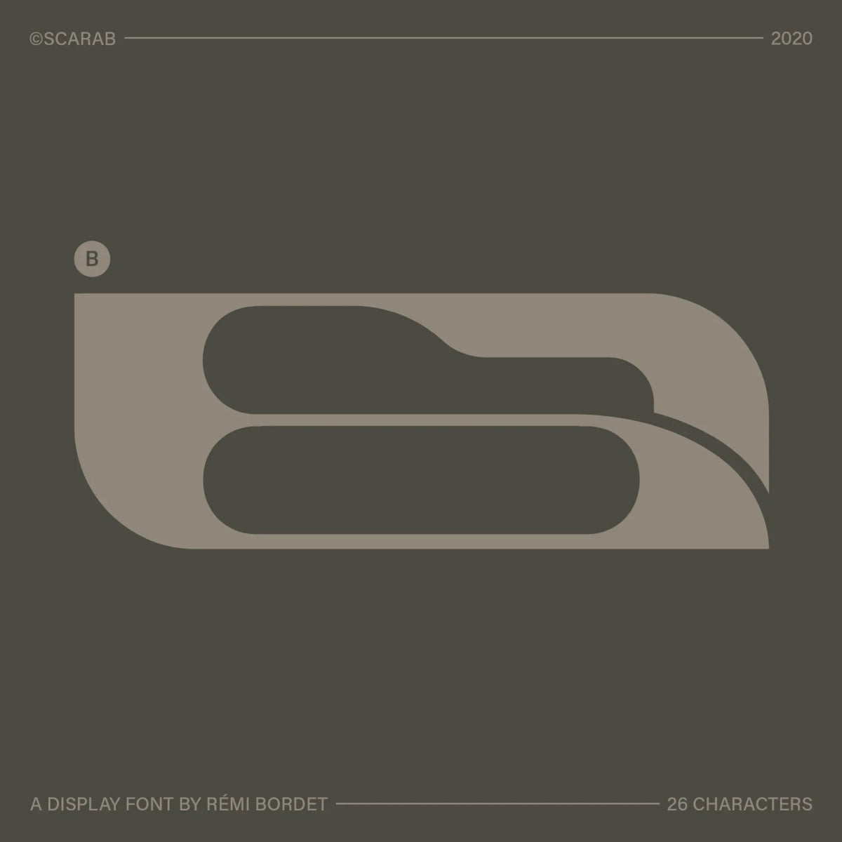 Scarab Display Font - foxrockettstudio