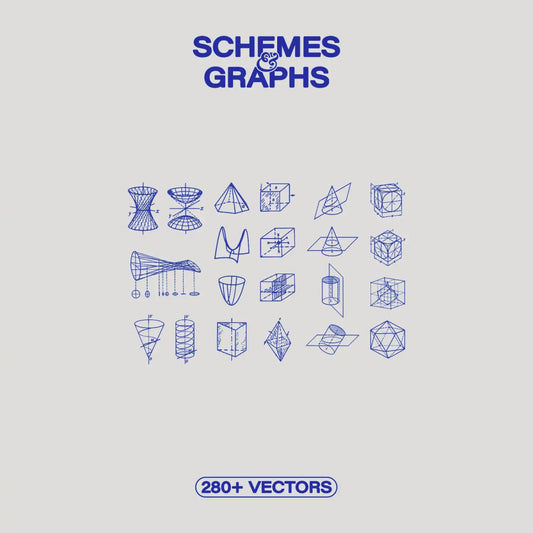 Schemes & Graphs Vector Pack - foxrockettstudio