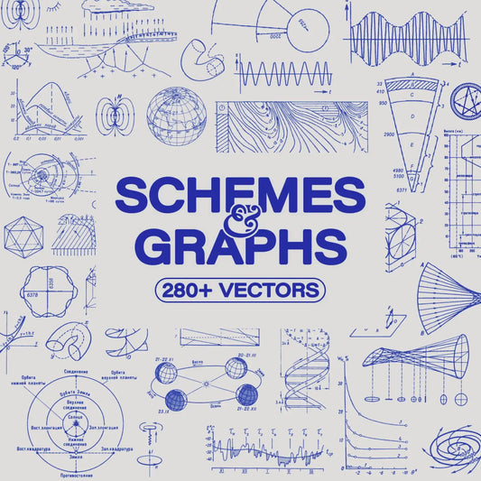 Schemes & Graphs Vector Pack - foxrockettstudio