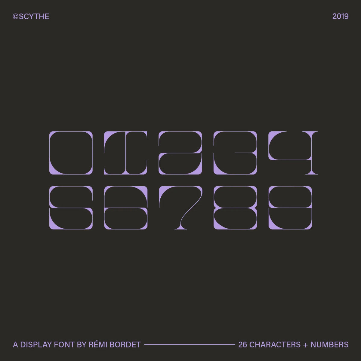 Scythe Display Font - foxrockettstudio