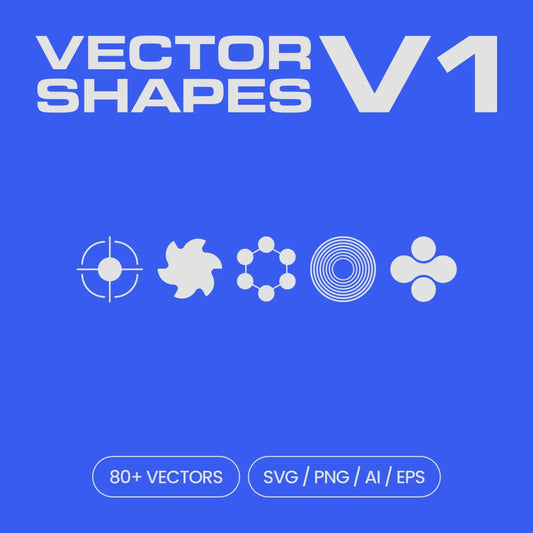 Vector Shapes Bundle – 50% Off - foxrockettstudio