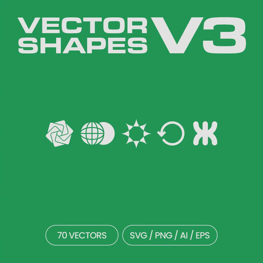 Vector Shapes Bundle – 50% Off - foxrockettstudio