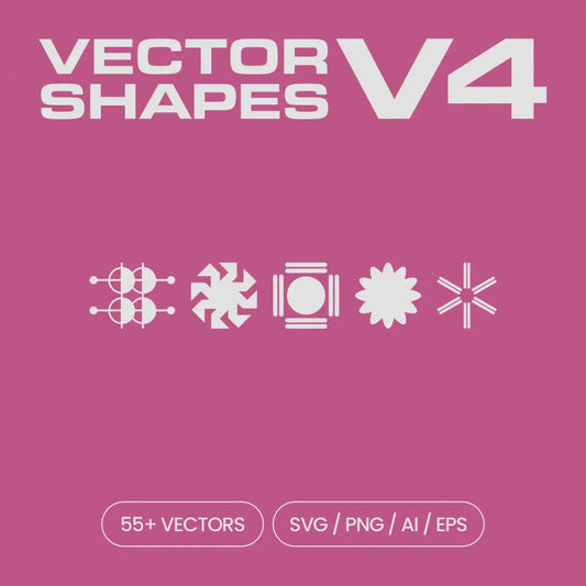 Vector Shapes Bundle – 50% Off - foxrockettstudio