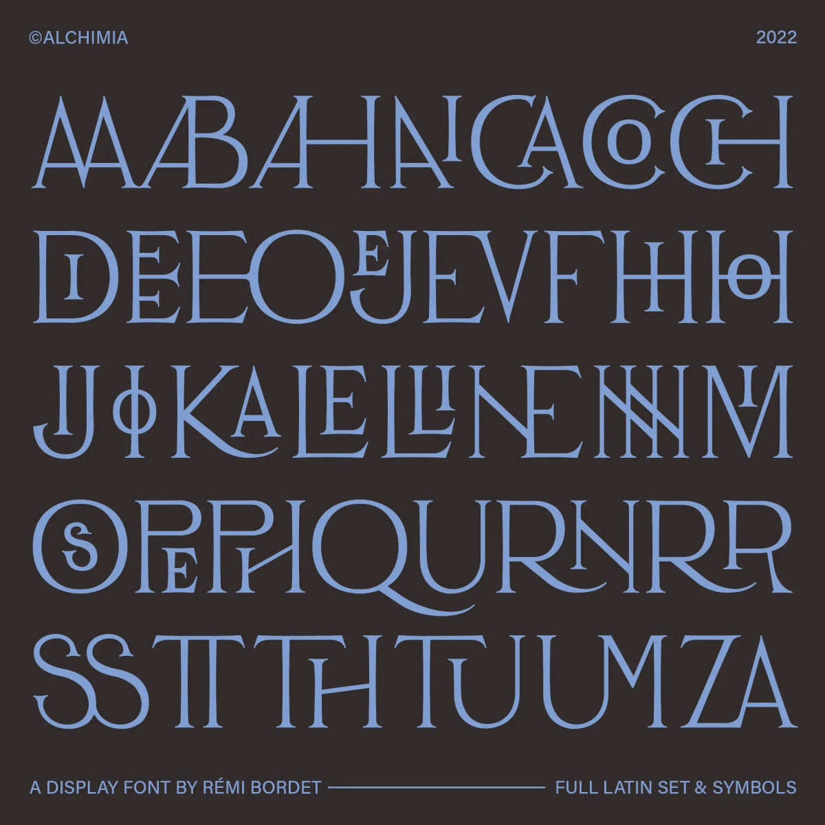 Alchimia Display Font - foxrockettstudio