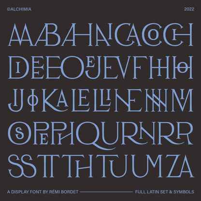 Alchimia Display Font - foxrockettstudio