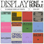 Complete Display Font Collection by Rémi Bordet - foxrockettstudio