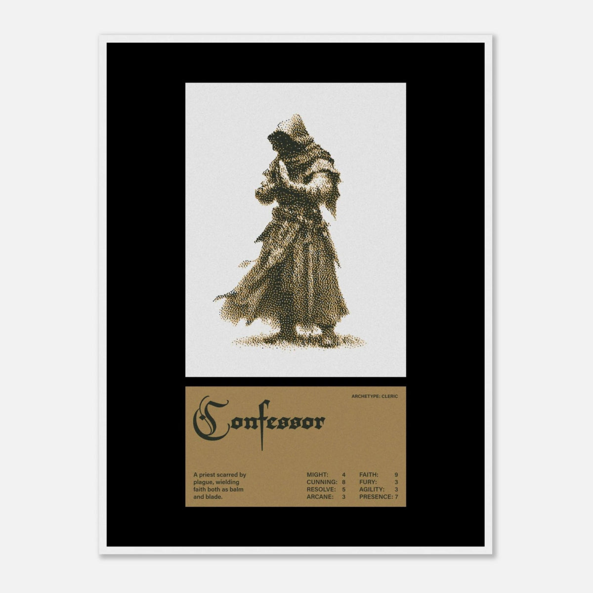 Confessor - Art Print - foxrockettstudio