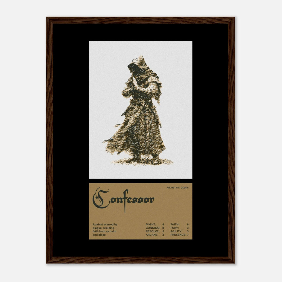 Confessor - Art Print - foxrockettstudio