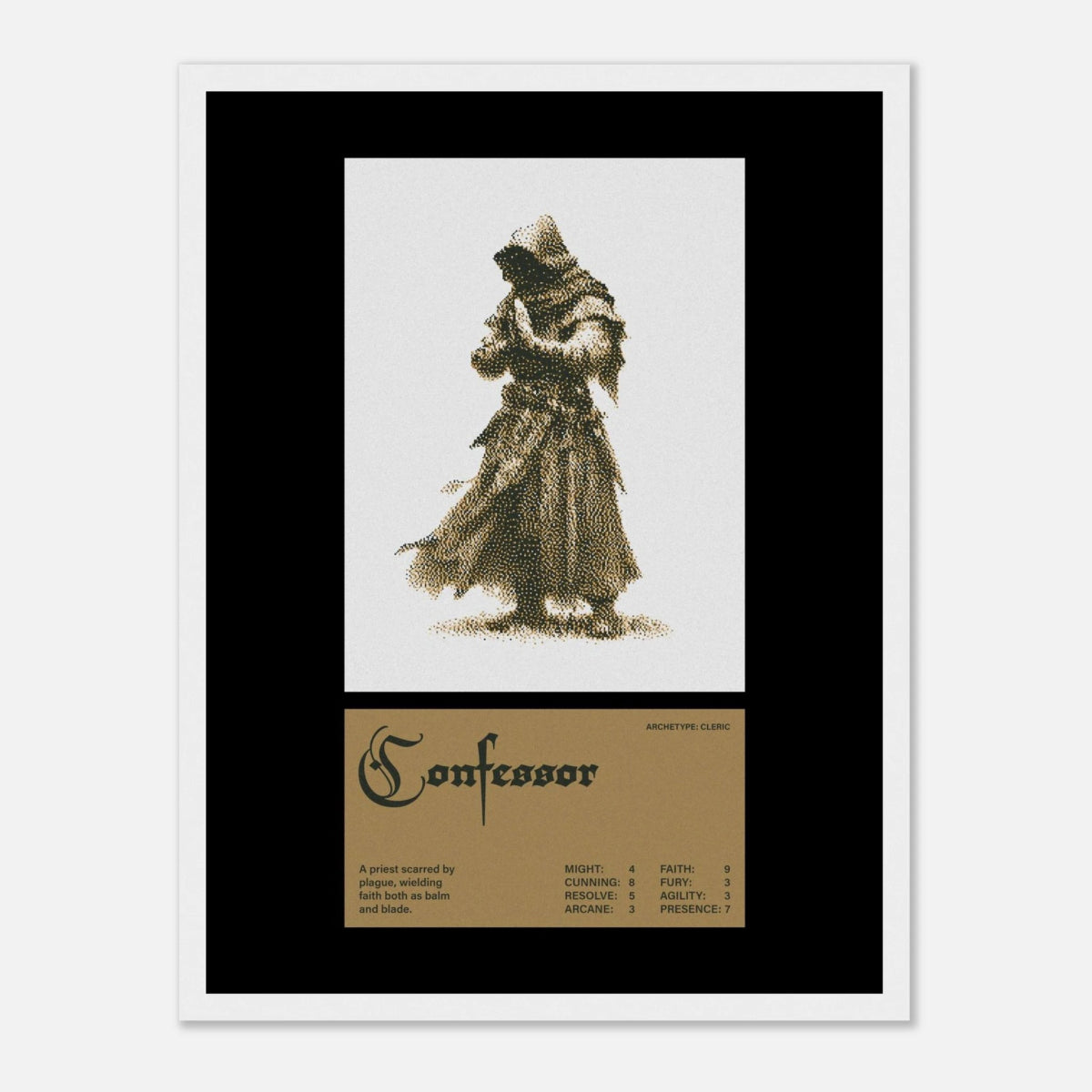 Confessor - Art Print - foxrockettstudio