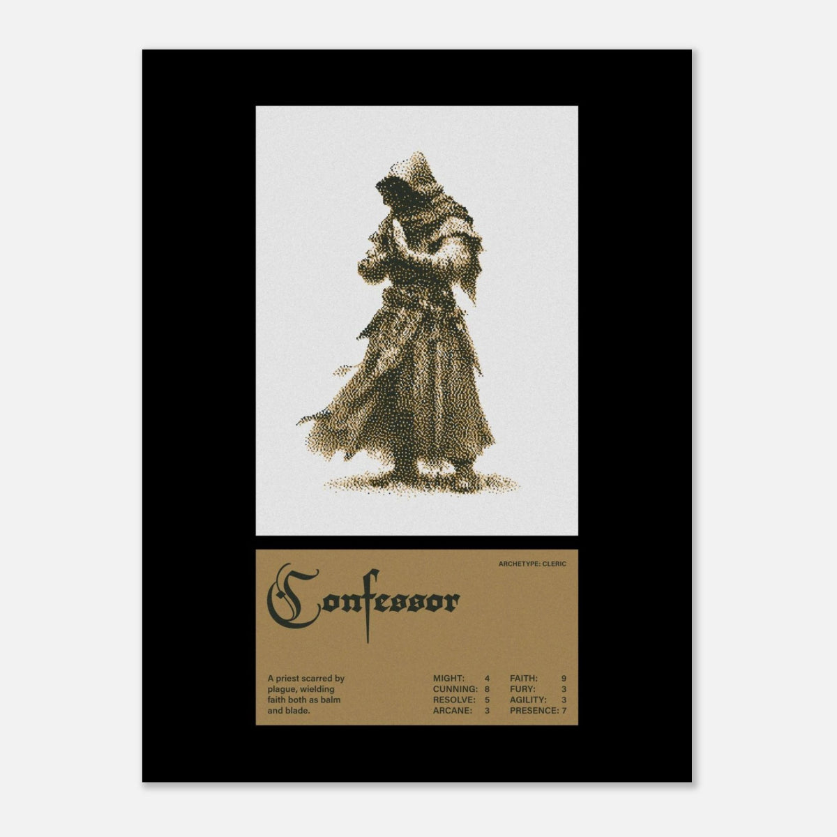 Confessor - Art Print - foxrockettstudio