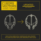 Cyborg Vectors – Sci - fi Robotic Elements & Icons - foxrockettstudio
