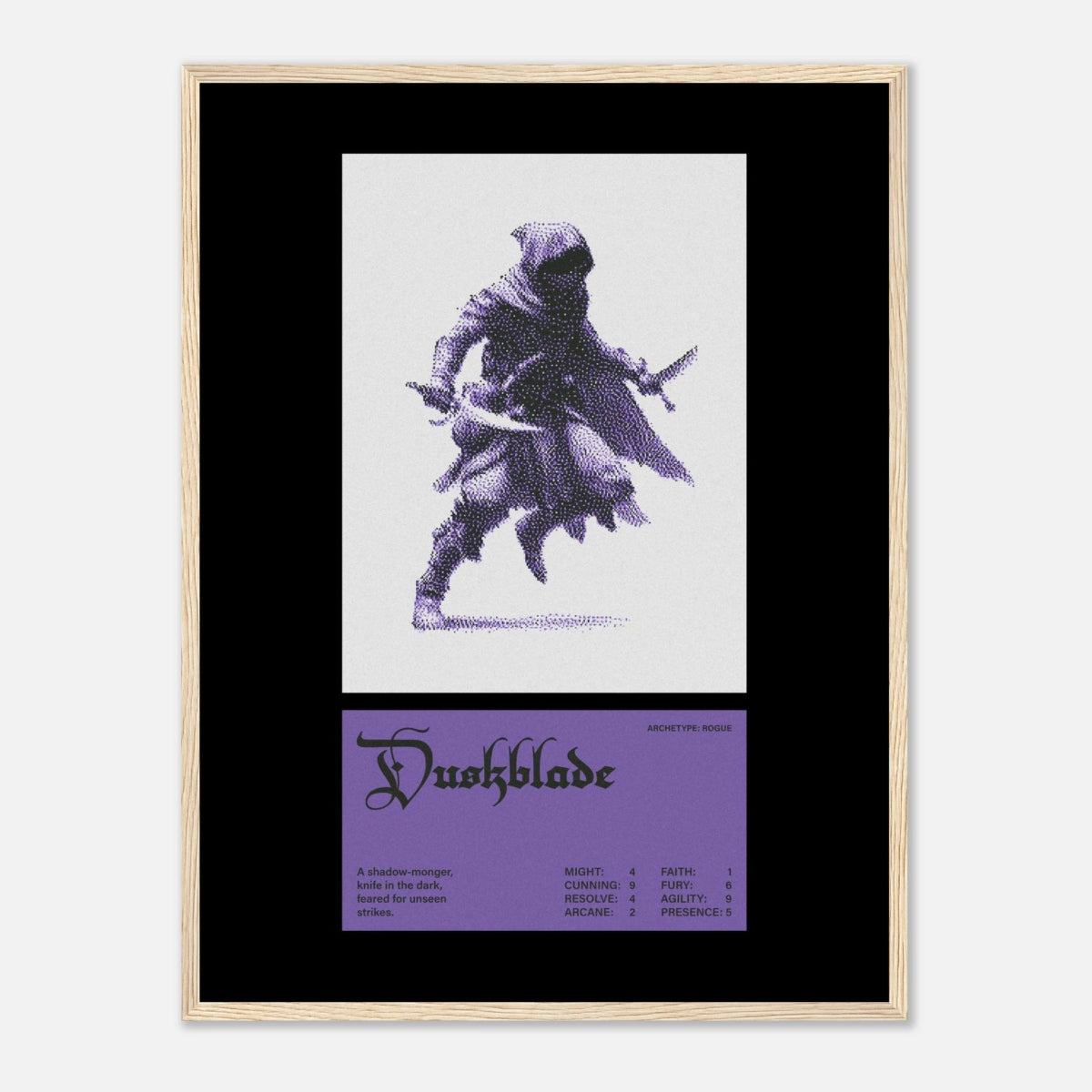 Duskblade - Art Print - foxrockettstudio