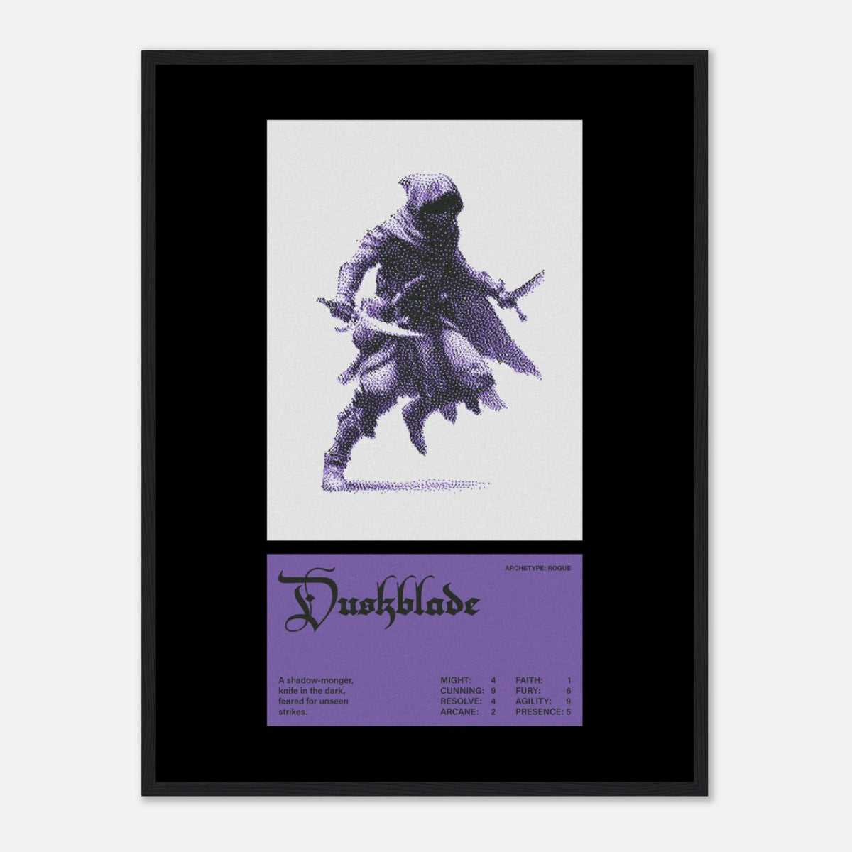 Duskblade - Art Print - foxrockettstudio
