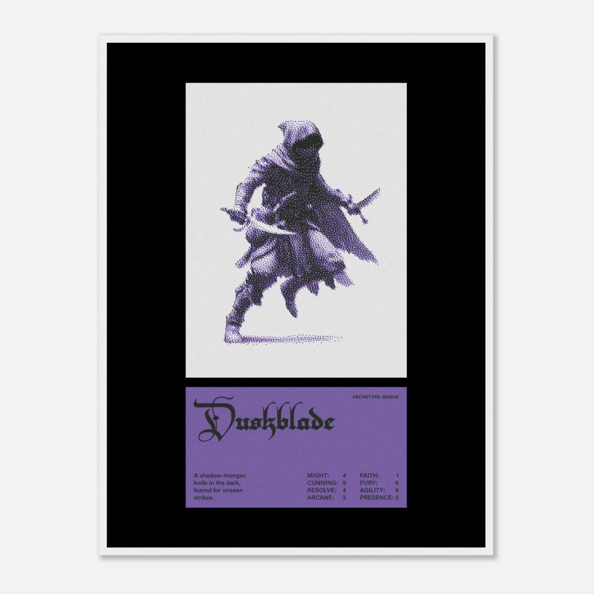 Duskblade - Art Print - foxrockettstudio