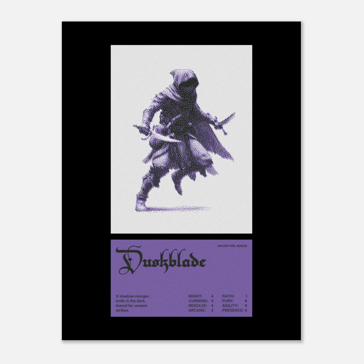 Duskblade - Art Print - foxrockettstudio