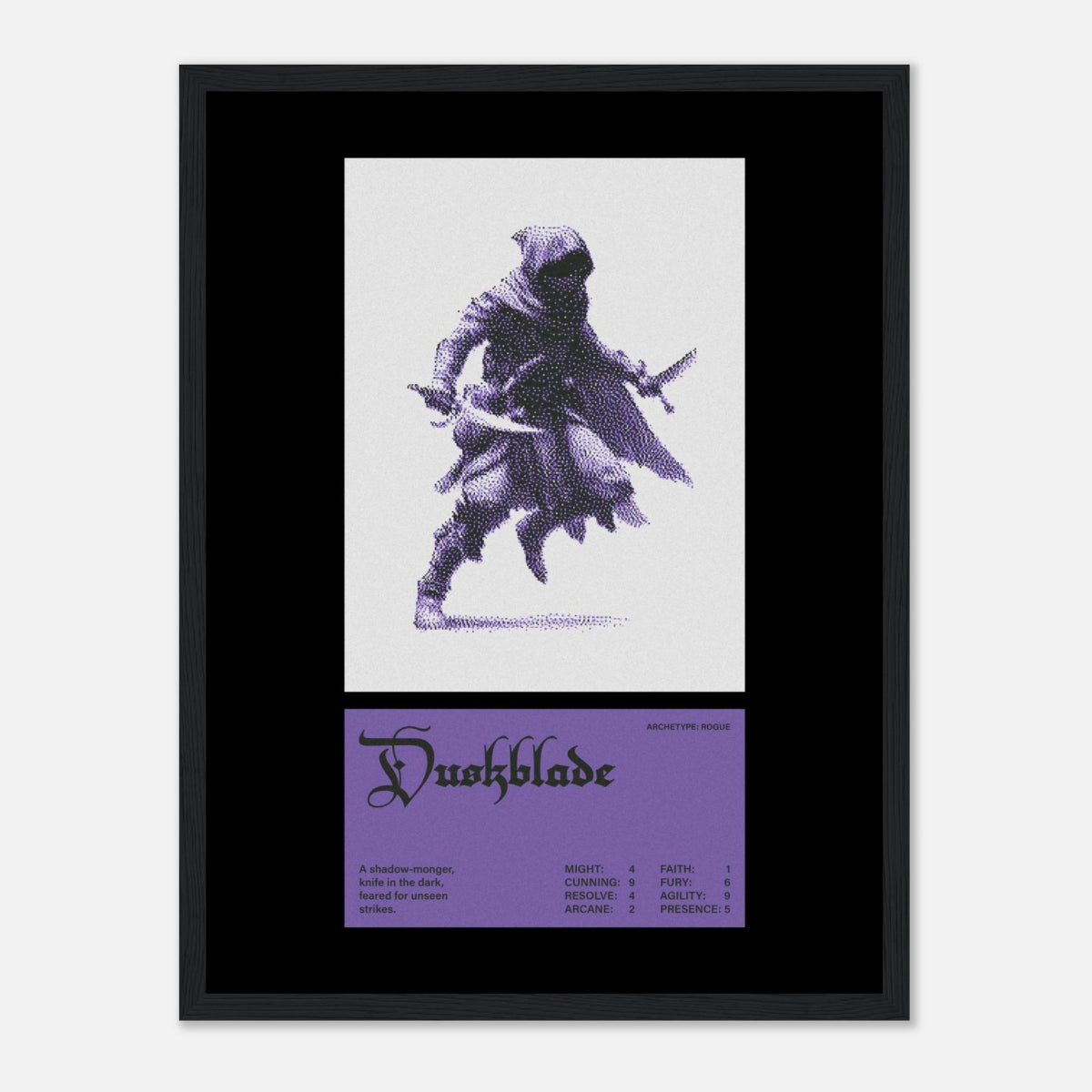 Duskblade - Art Print - foxrockettstudio