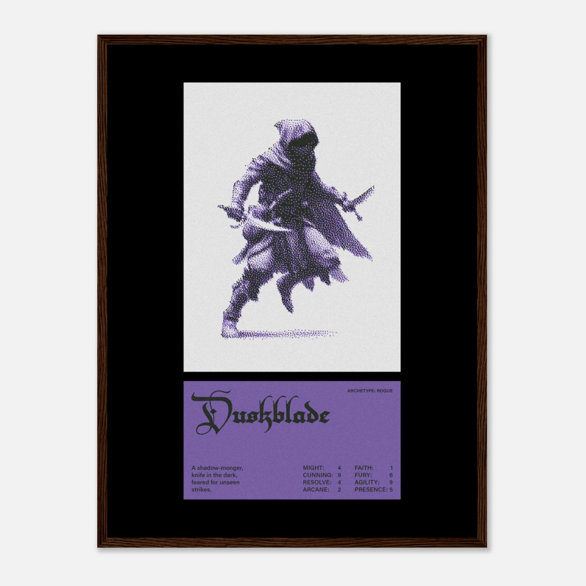 Duskblade - Art Print - foxrockettstudio