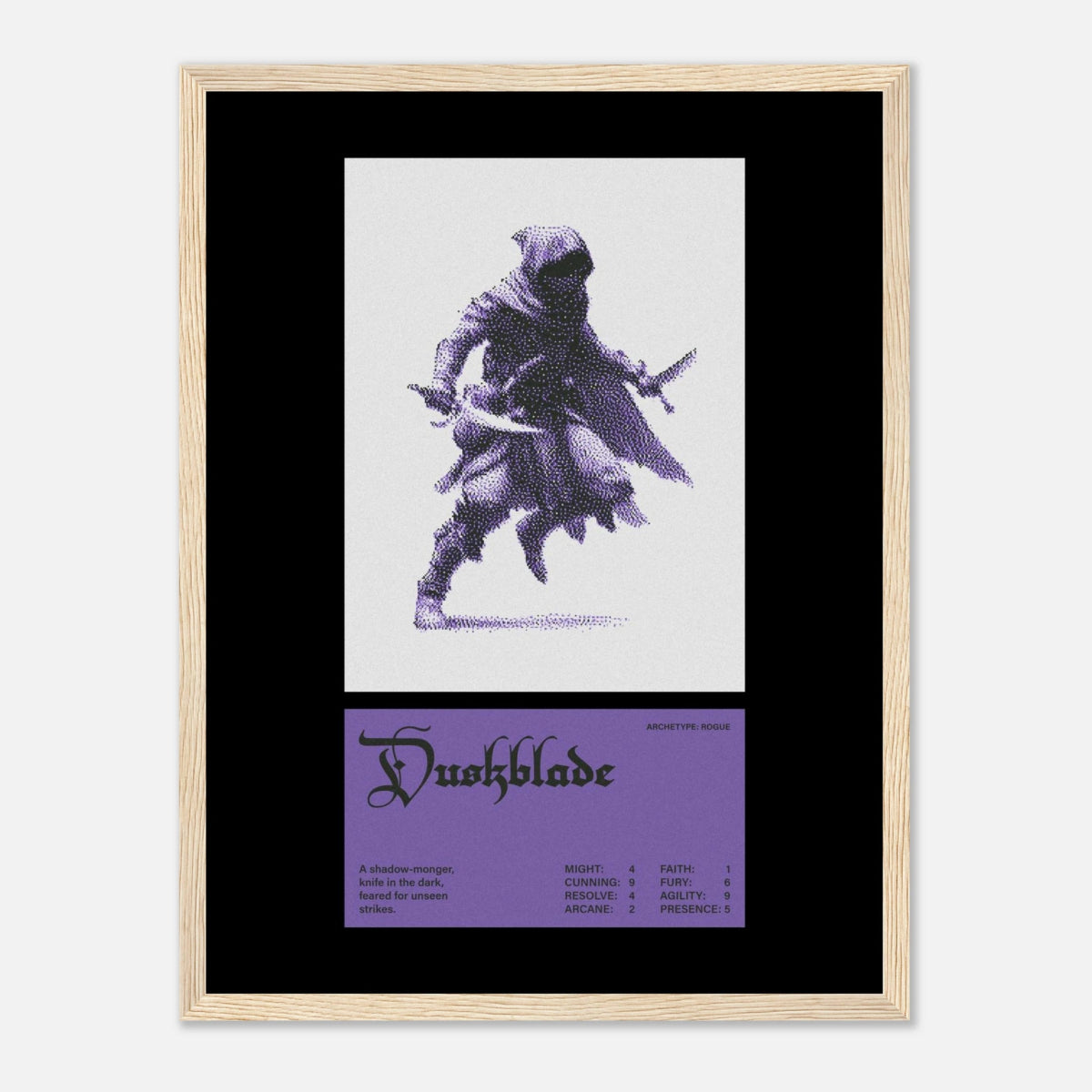 Duskblade - Art Print - foxrockettstudio