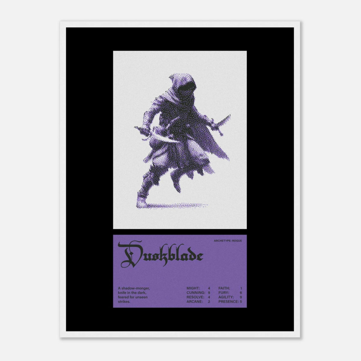 Duskblade - Art Print - foxrockettstudio