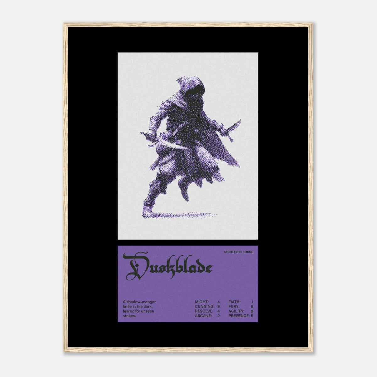 Duskblade - Art Print - foxrockettstudio
