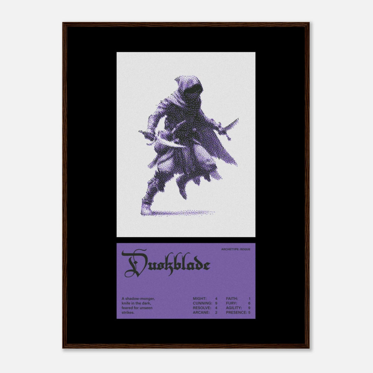 Duskblade - Art Print - foxrockettstudio