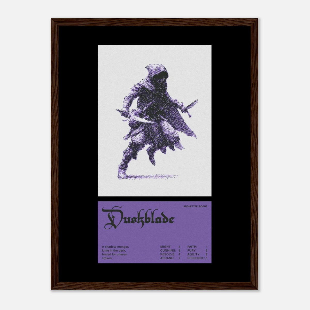 Duskblade - Art Print - foxrockettstudio