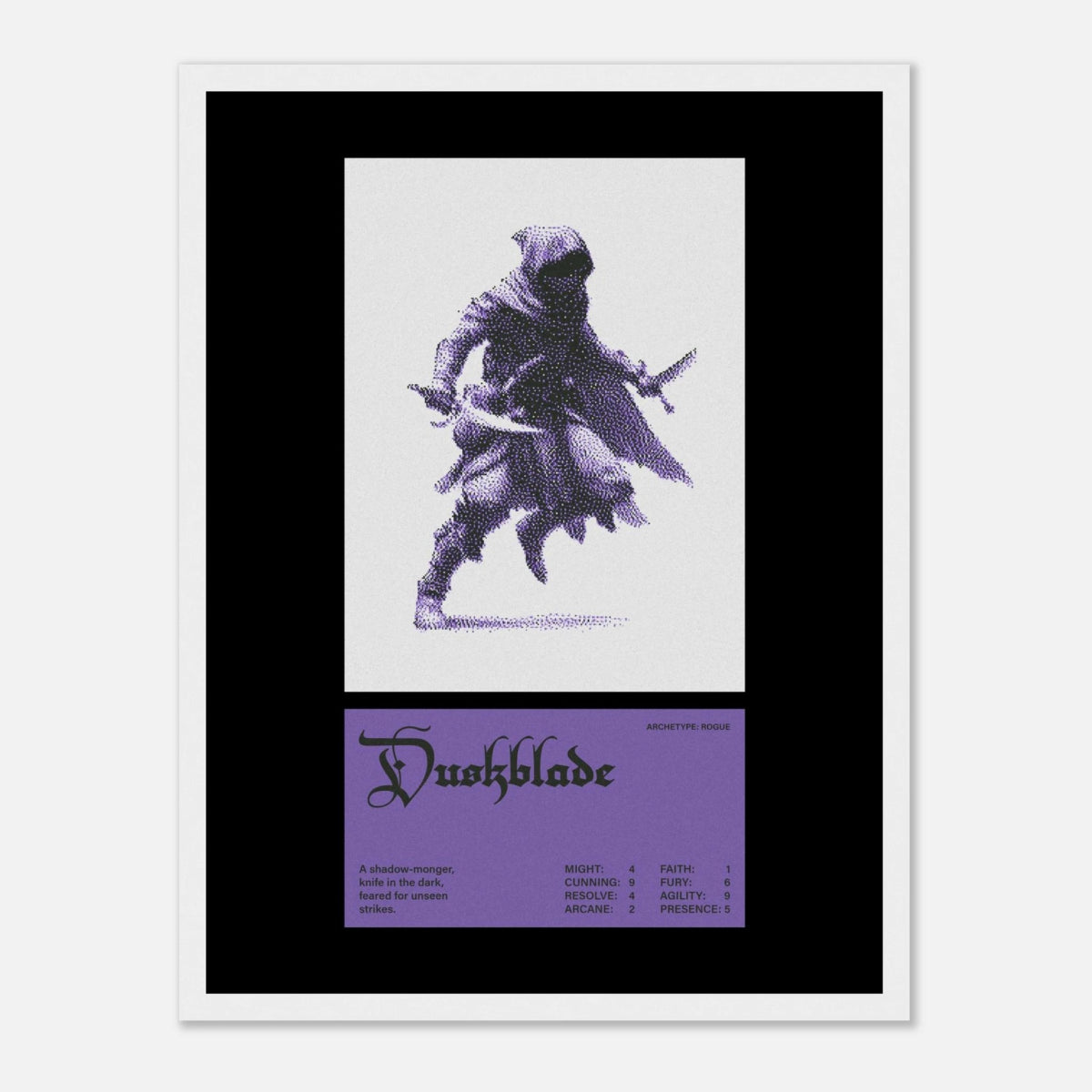 Duskblade - Art Print - foxrockettstudio