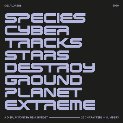 Explorers Display Font - foxrockettstudio