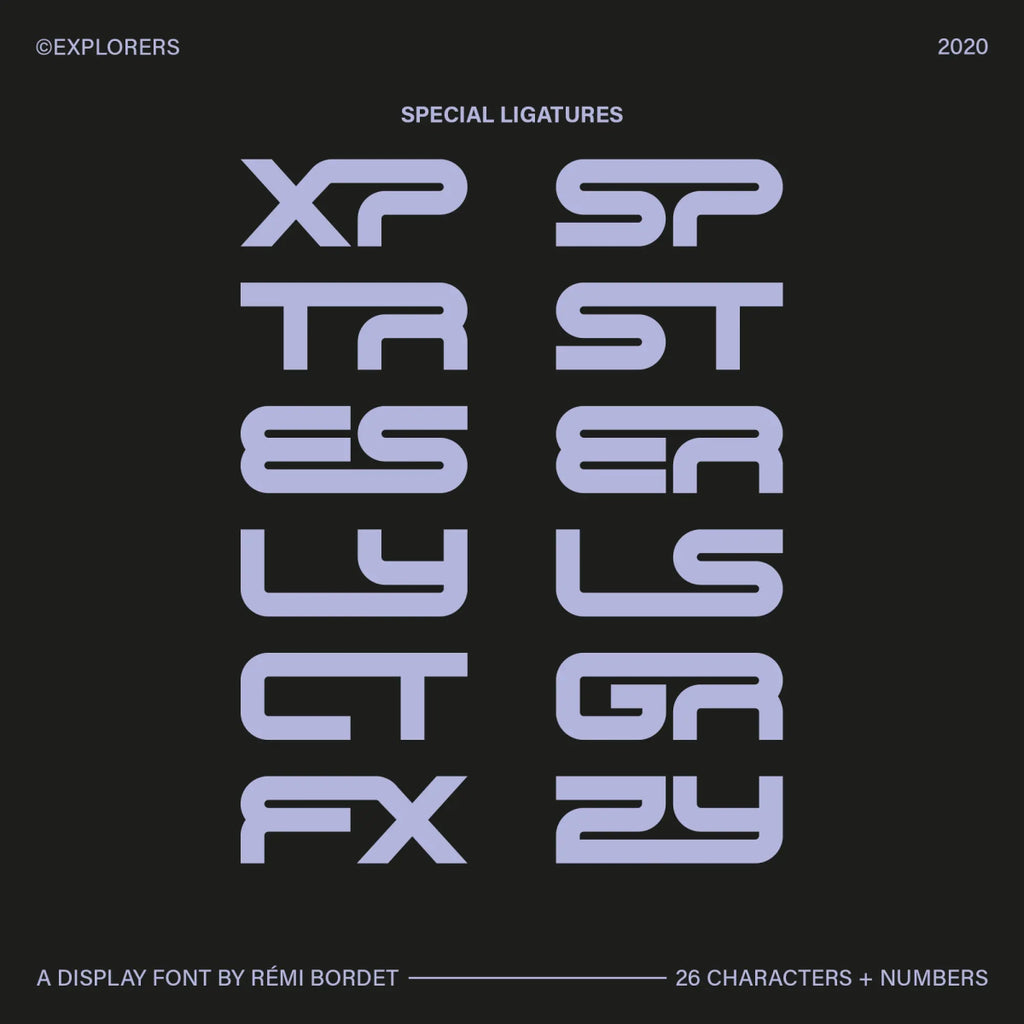 Explorers Display Font - foxrockettstudio