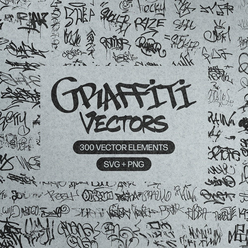 Graffiti Vectors - Fox Rockett Studio