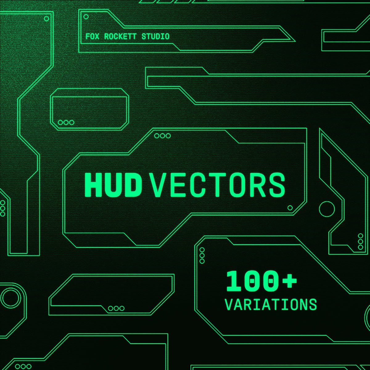 HUD Vectors - foxrockettstudio