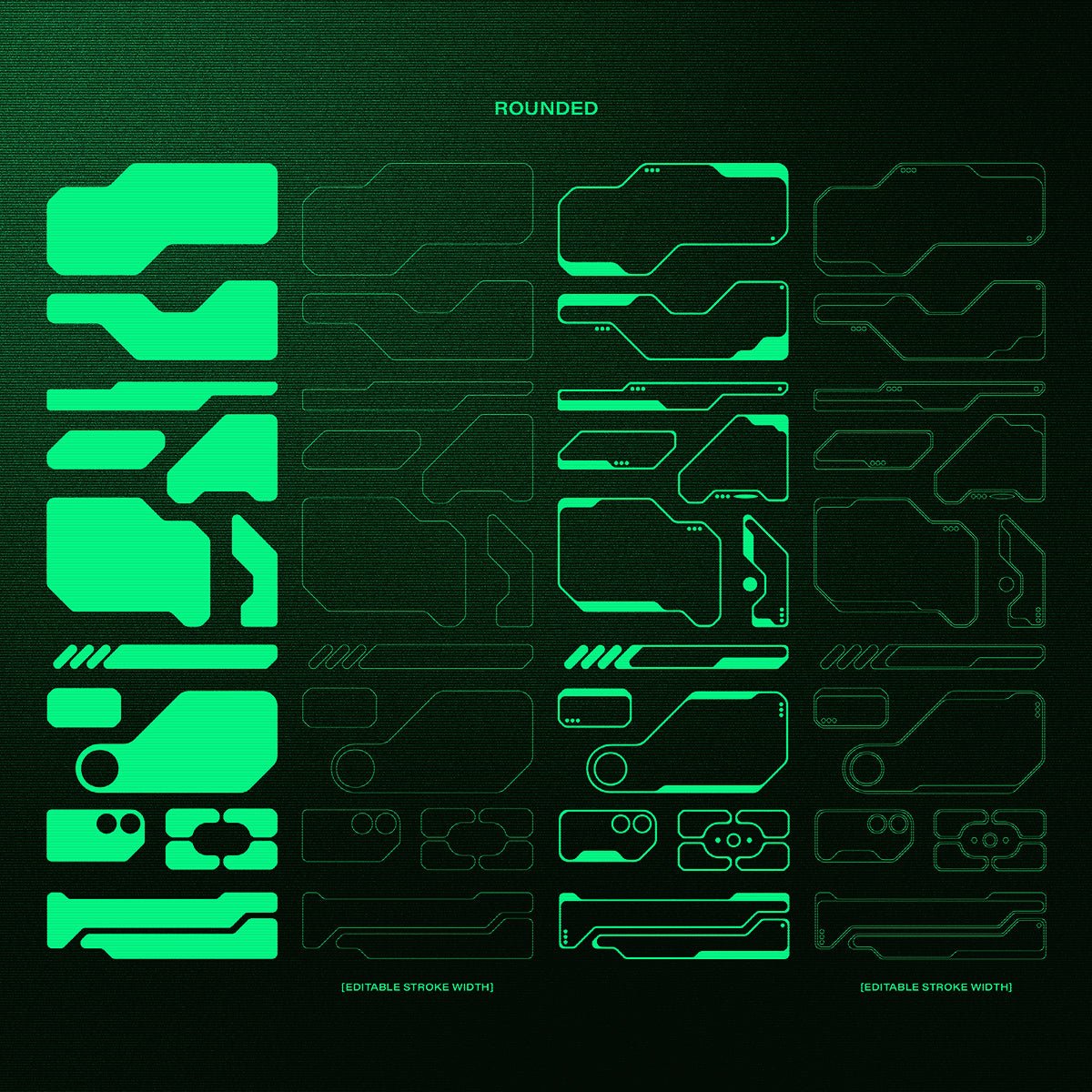 HUD Vectors - foxrockettstudio