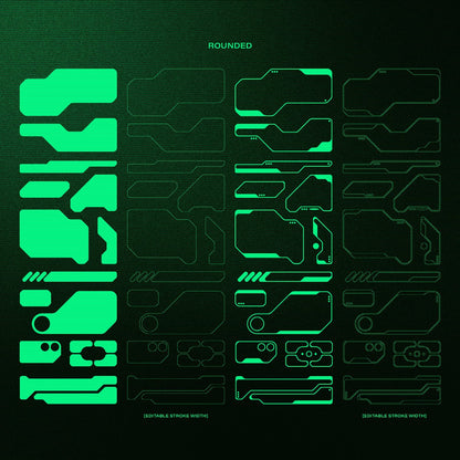 HUD Vectors - foxrockettstudio