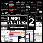 Label Vectors Vol.2 - Fox Rockett Studio