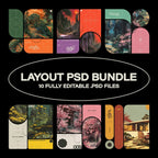 Layout PSD Template Bundle - foxrockettstudio