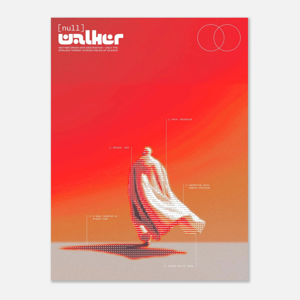 [null] walker - Art Print - foxrockettstudio