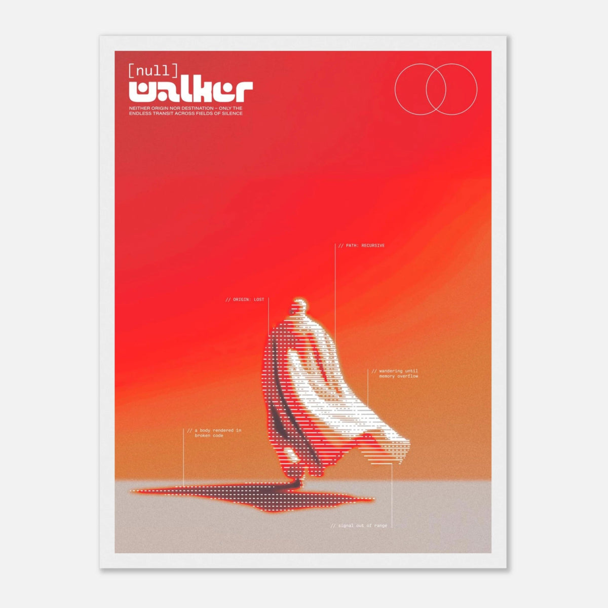 [null] walker - Art Print - foxrockettstudio