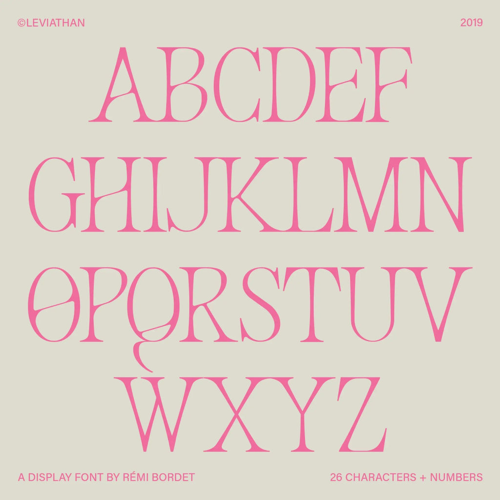 Orpheus Display Font - foxrockettstudio