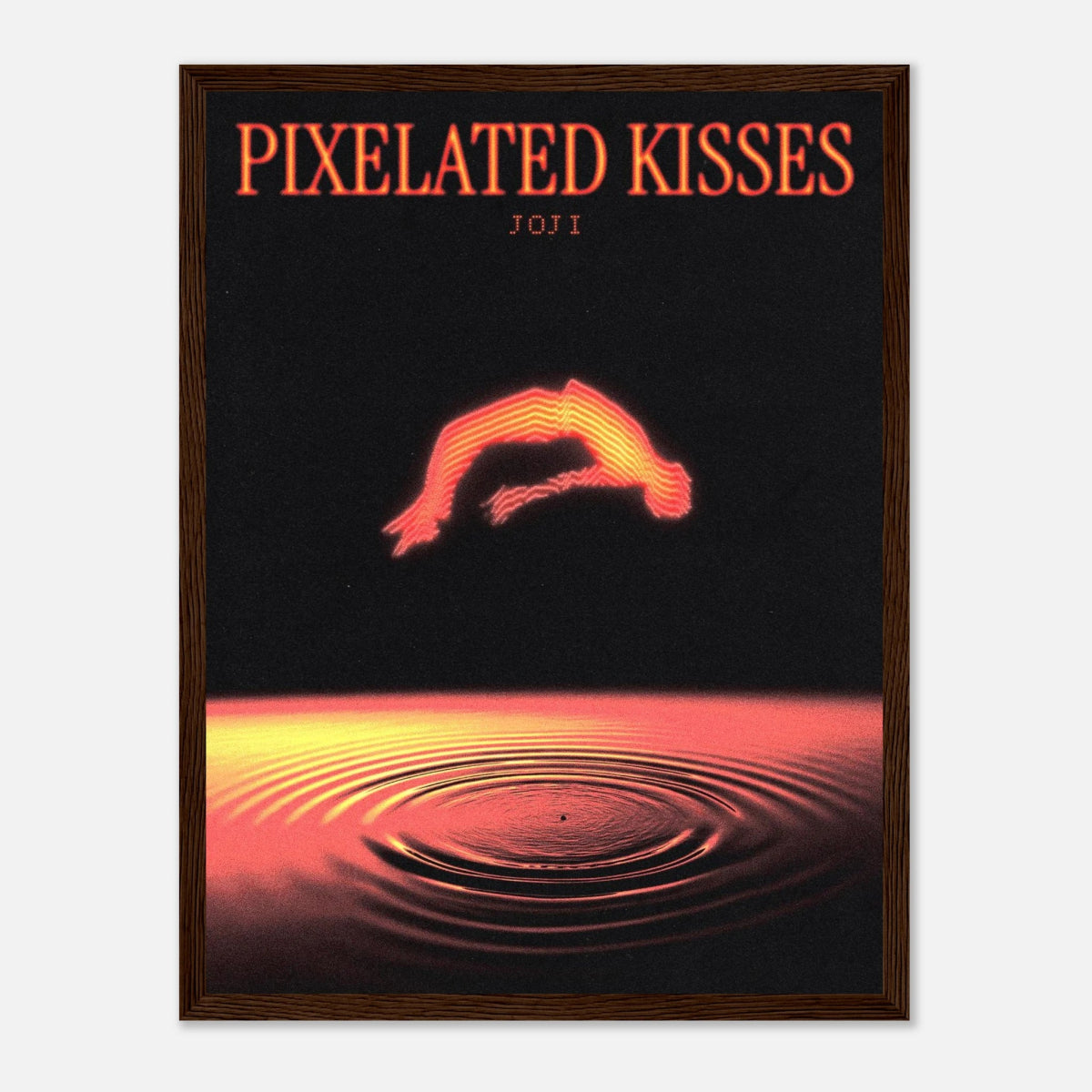 Pixelated Kisses - Art Print - foxrockettstudio