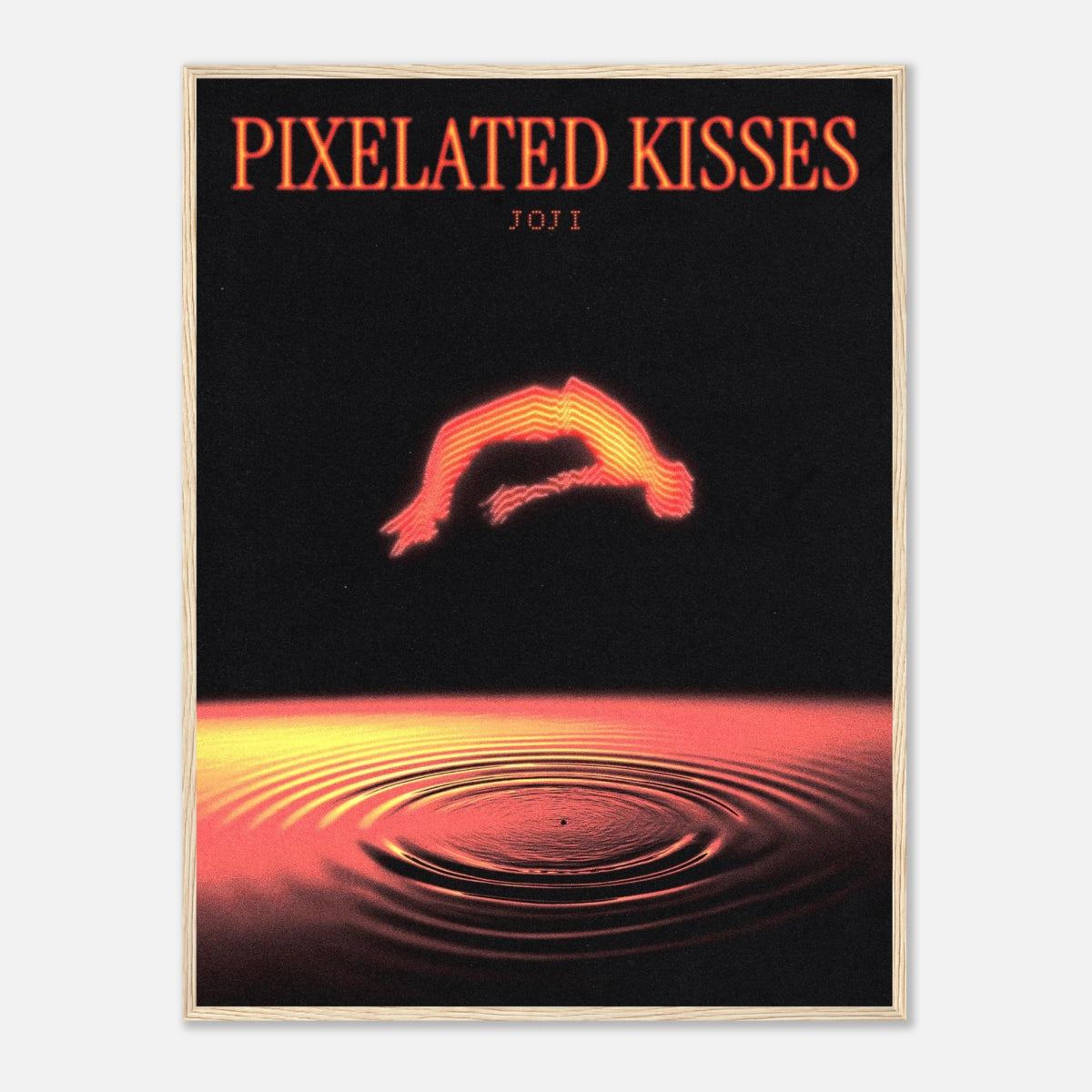 Pixelated Kisses - Art Print - foxrockettstudio