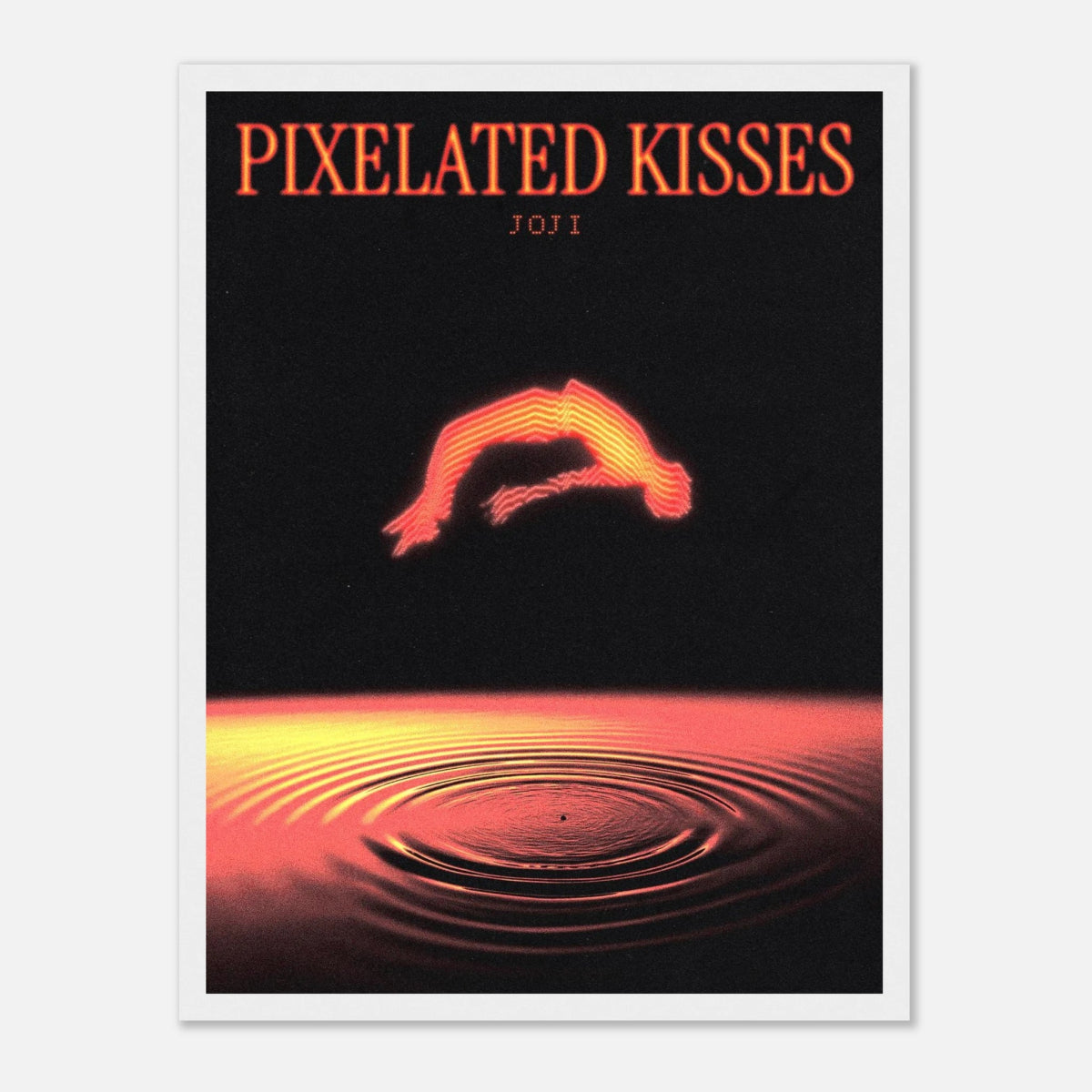 Pixelated Kisses - Art Print - foxrockettstudio