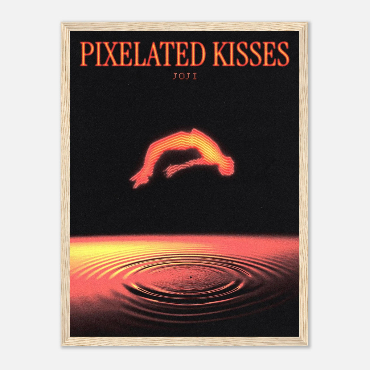 Pixelated Kisses - Art Print - foxrockettstudio