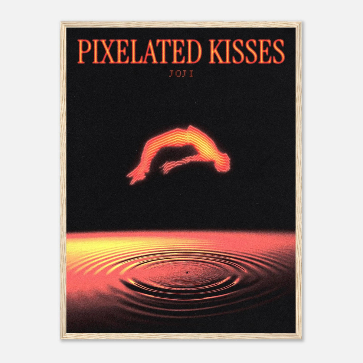 Pixelated Kisses - Art Print - foxrockettstudio