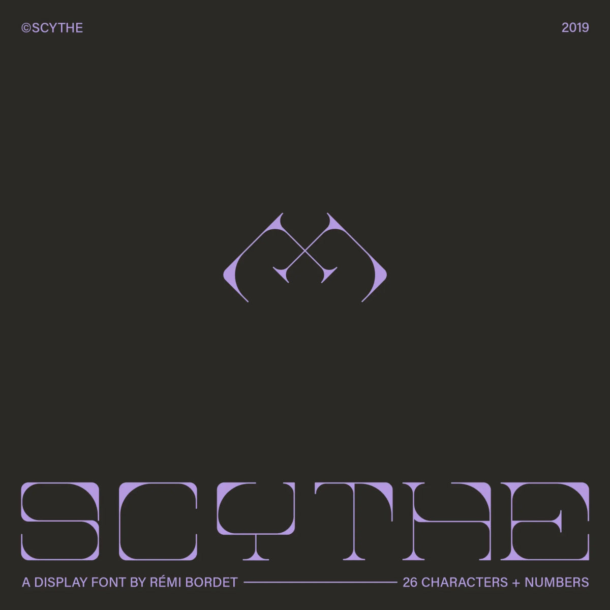 Scythe Display Font - foxrockettstudio